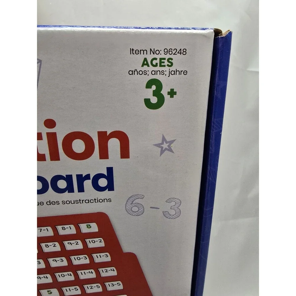 hand2mind Subtraction Practice Board Self Checking Math Learning Toy New Sealed